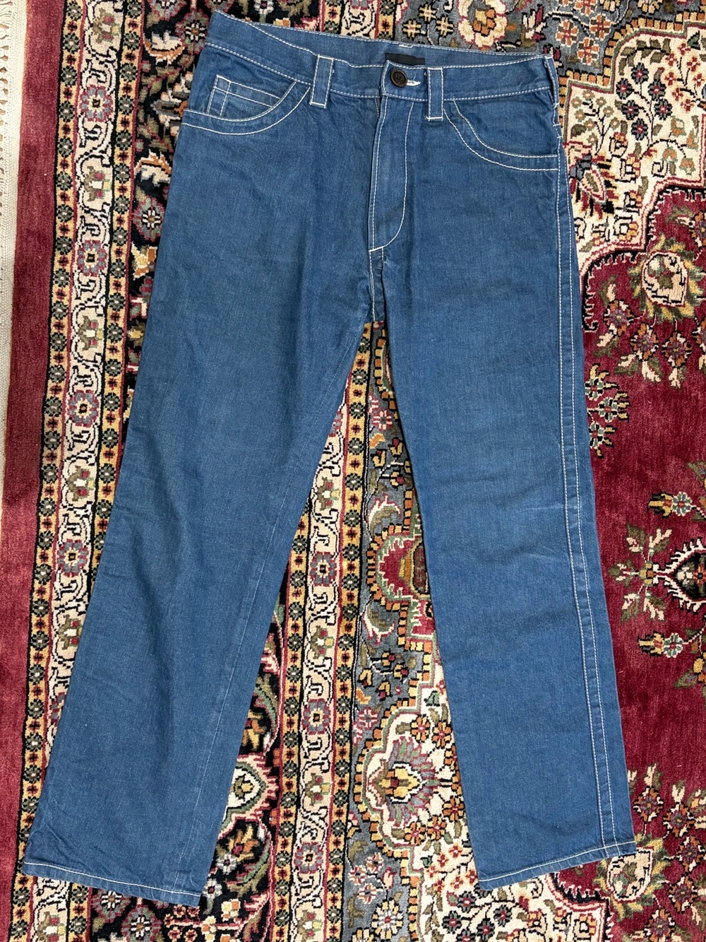 Men's Prada Blue Straight-Leg Jeans